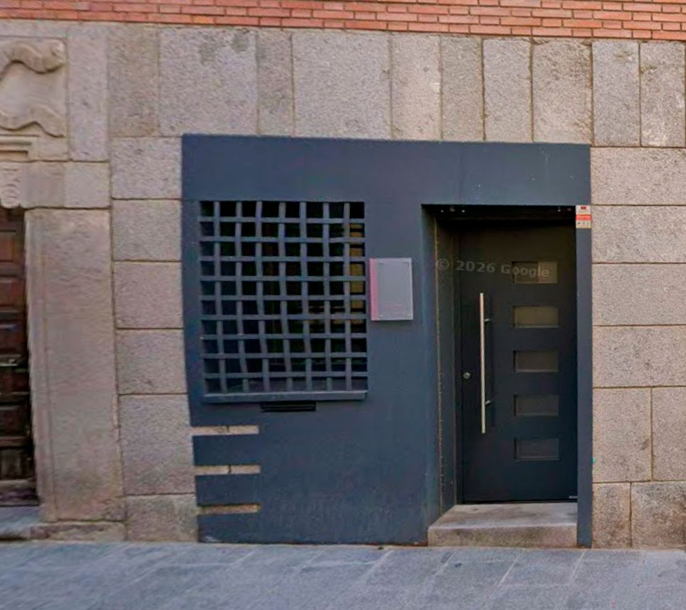 Interior del estudio de arquitectura